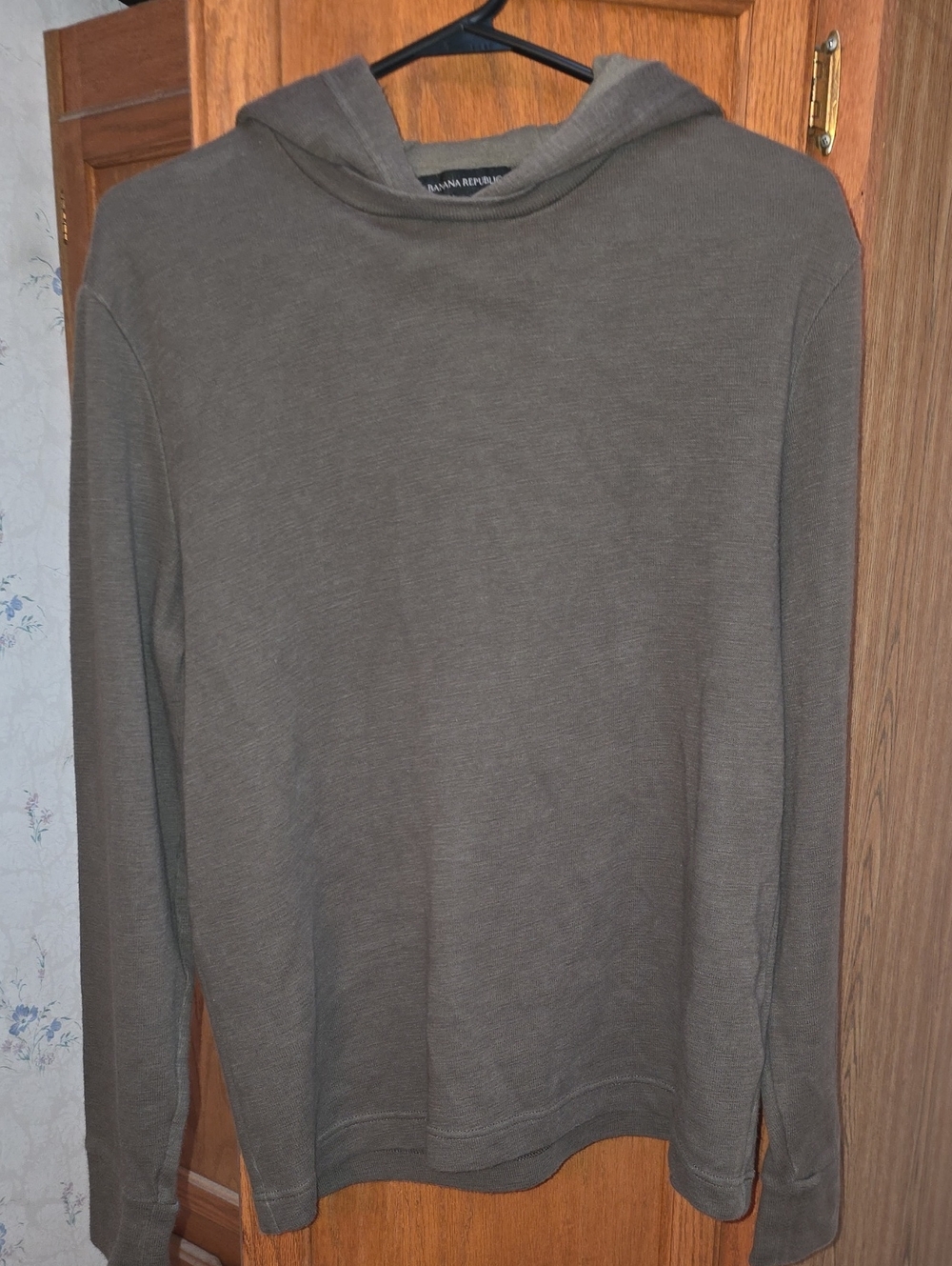 Banana Republic Olive Green Women's Hooded Pullover